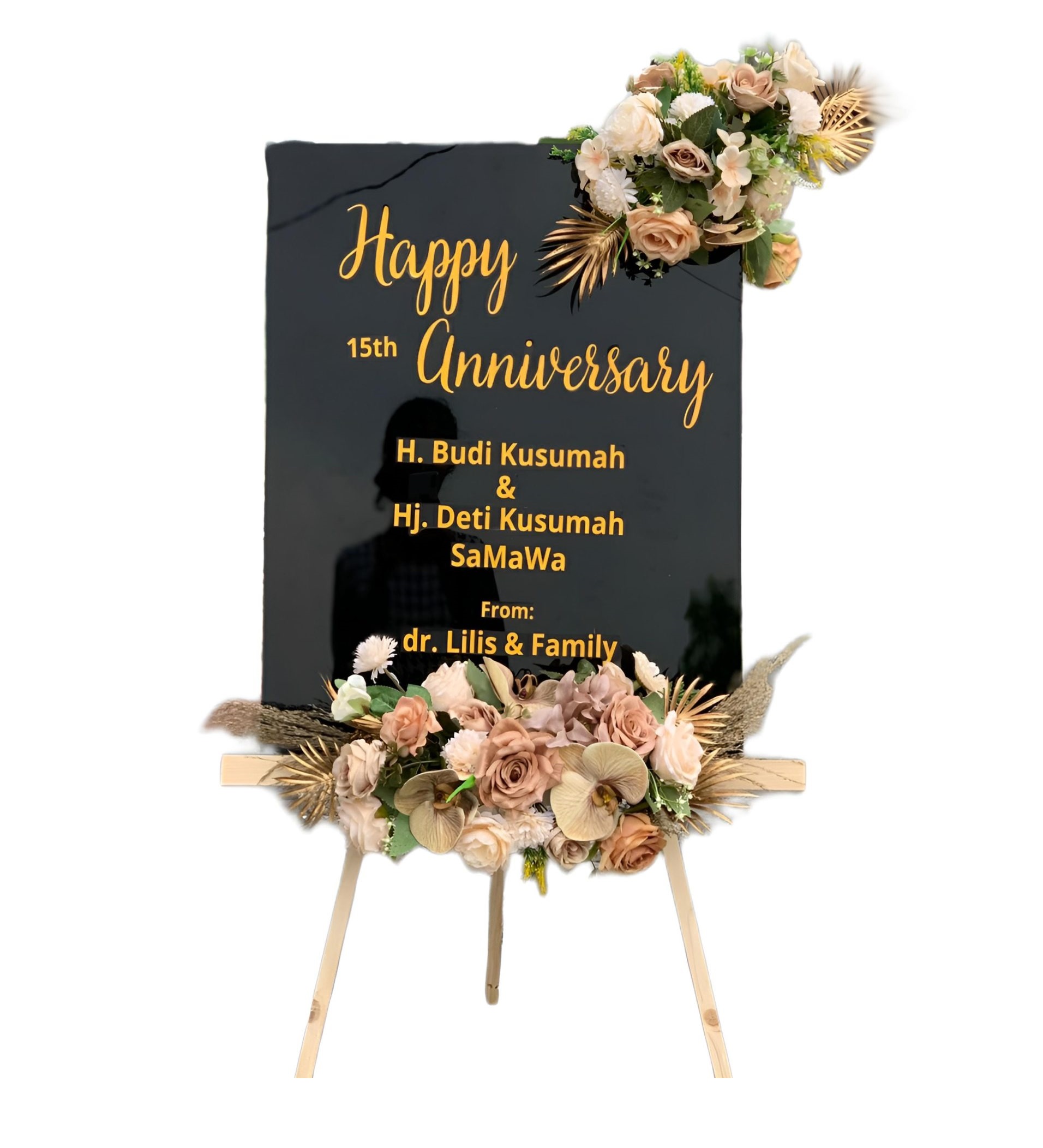 Papan Bunga Akrilik Rogojampi