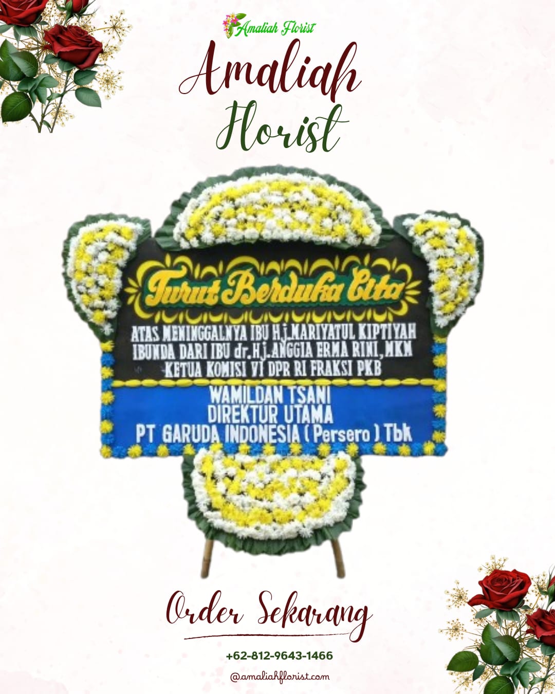 Papan Bunga Duka Rogojampi